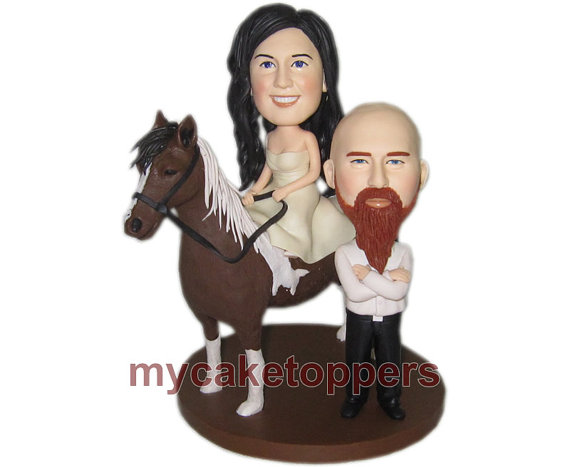 Horse Wedding Cake Topper